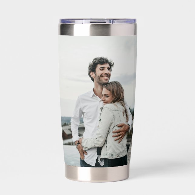 Custom Photo Personalized Insulated Tumbler (Front)