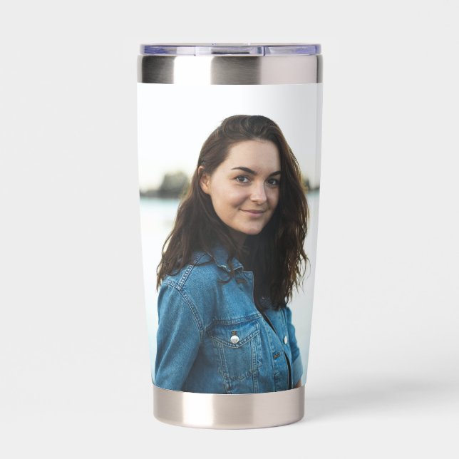 Custom Photo Personalized Insulated Tumbler (Front)