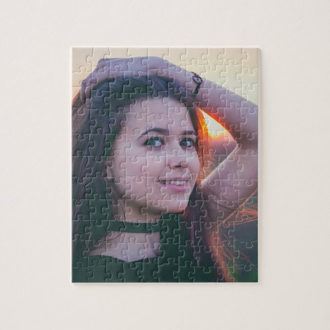 Custom Photo Personalized Jigsaw Puzzle (Vertical)
