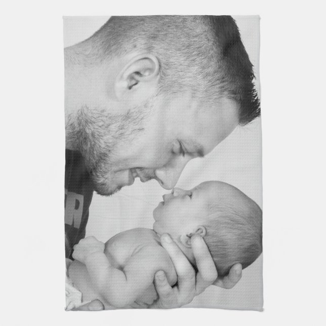 Custom Photo Personalized Kitchen Towel (Vertical)