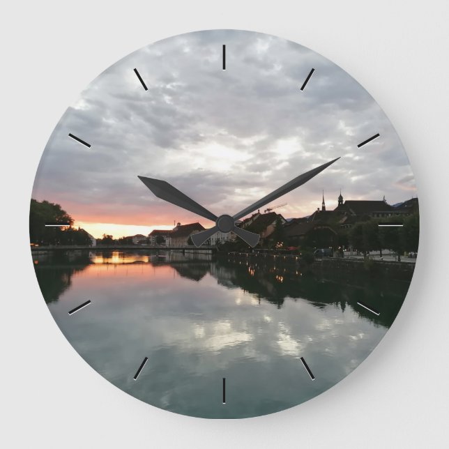 Custom Photo Personalized Large Clock (Front)