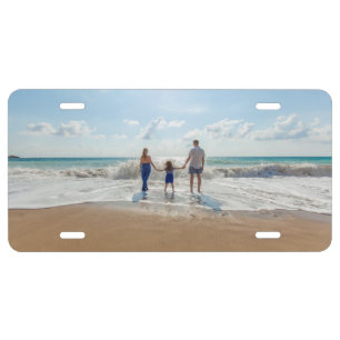 Custom Photo Personalized License Plate
