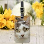 Custom Photo Personalized Luggage Tag<br><div class="desc">Upload a photo, add a name and contact info, and easily create your personalized photo luggage tag. Click CUSTOMIZE to change the text color or background color. You can TRANSFER this DESIGN on other Zazzle products and adjust it to fit most of the Zazzle items. Standard Studio designs are made...</div>