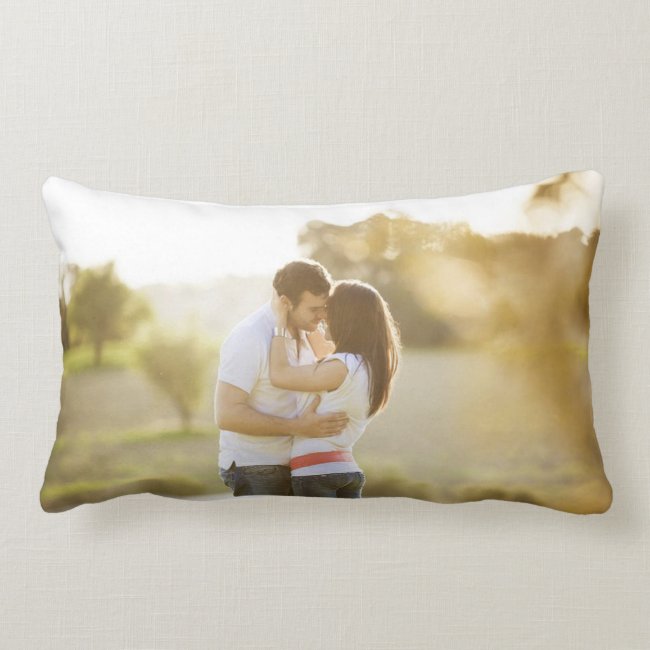 Custom Photo Personalized Lumbar Pillow