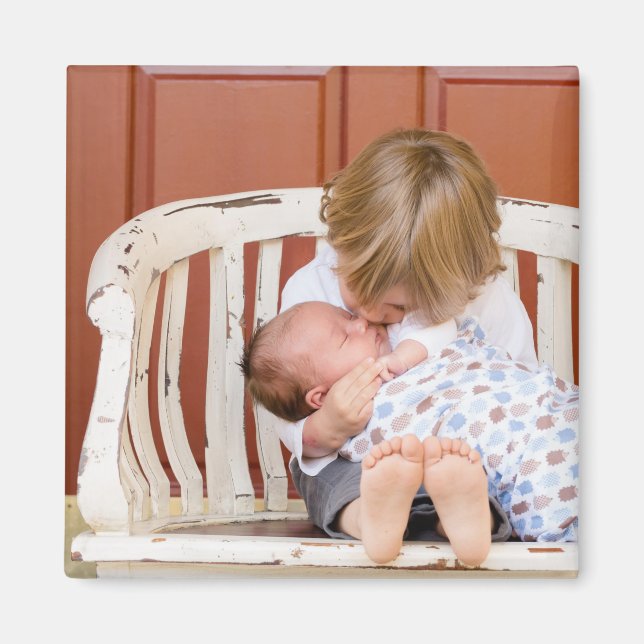 Custom Photo Personalized  Magnet (Front)