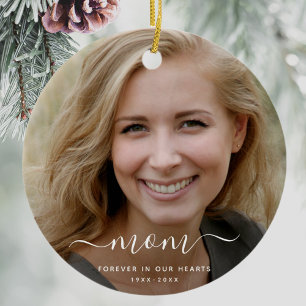 Custom Photo Personalized Memorial ornament