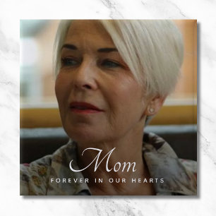 Custom Photo Personalized Memorial Tribute Funeral Button