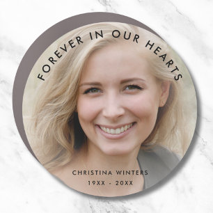 Custom Photo Personalized Memorial Tribute Funeral Car Magnet