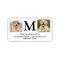 Custom Photo Personalized Monogram Return Address