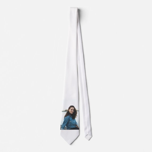 Custom Photo Personalized Neck Tie (Front)