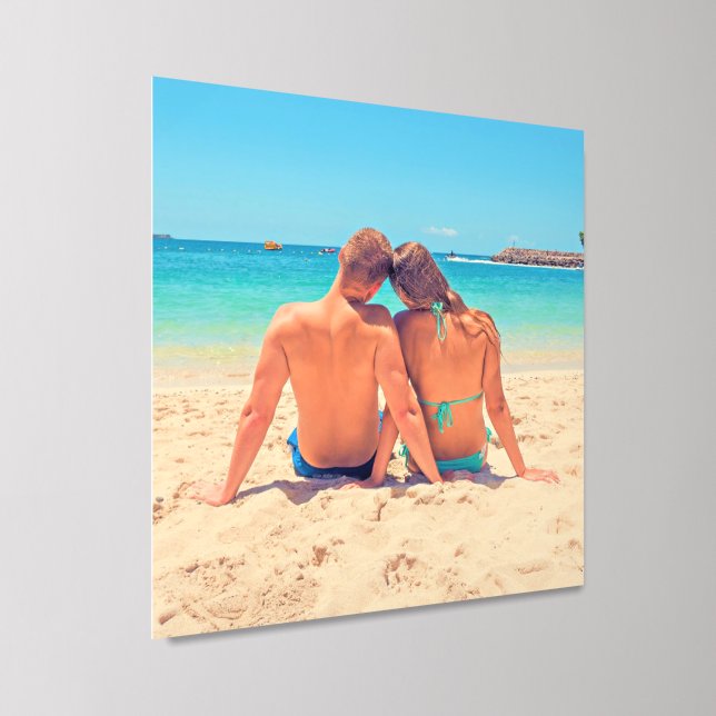 Custom Photo Personalized Peel and Stick Wall Tile (Angled)