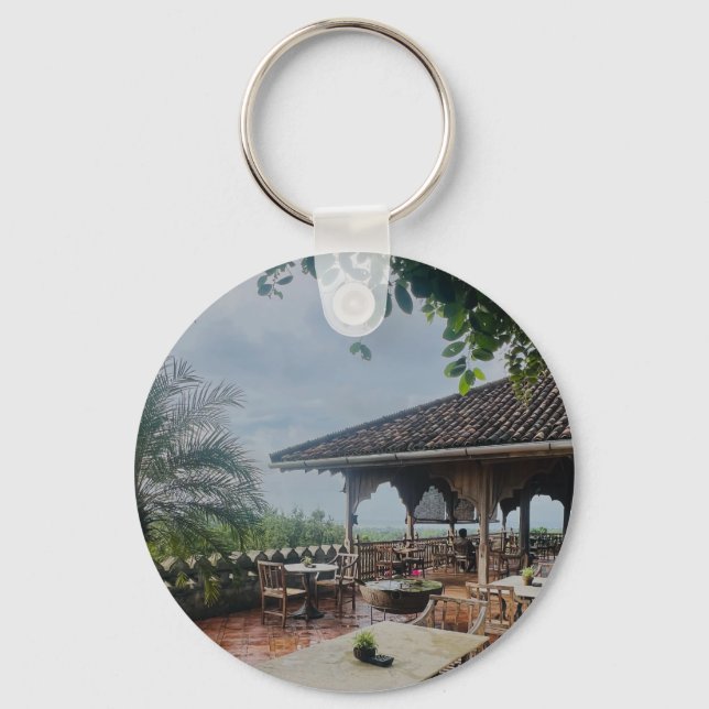 Custom Photo Personalized Photo  Keychain (Front)
