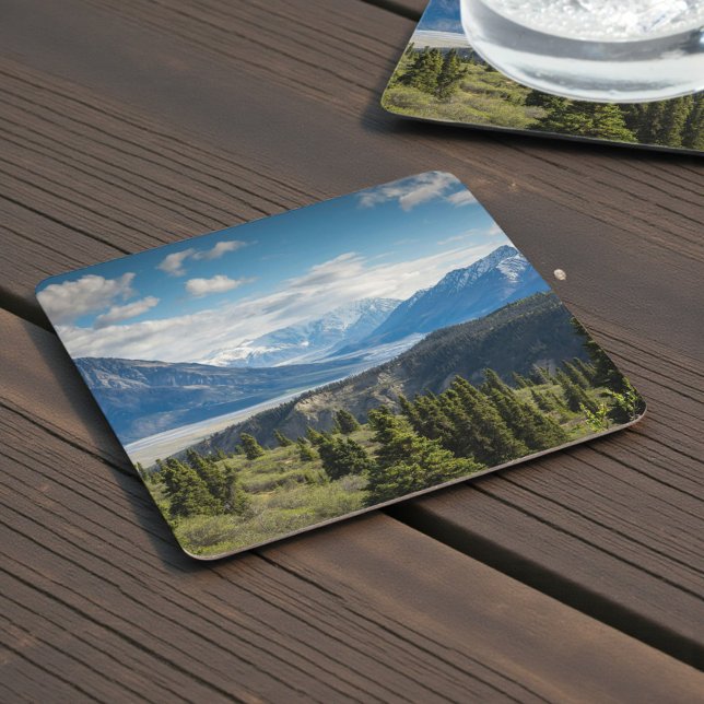 Custom Photo Personalized Picture Square Paper Coaster (Creator Uploaded)