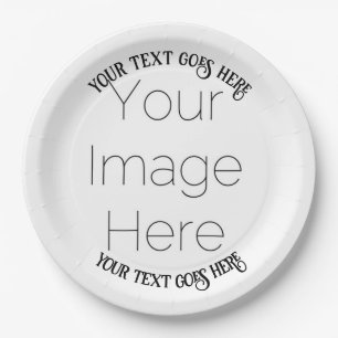 custom photo personalized pirate Paper Plates