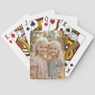 Custom Photo Personalized Poker Cards