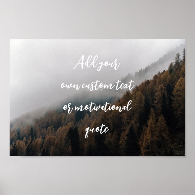 Custom Photo Personalized Poster (Front)