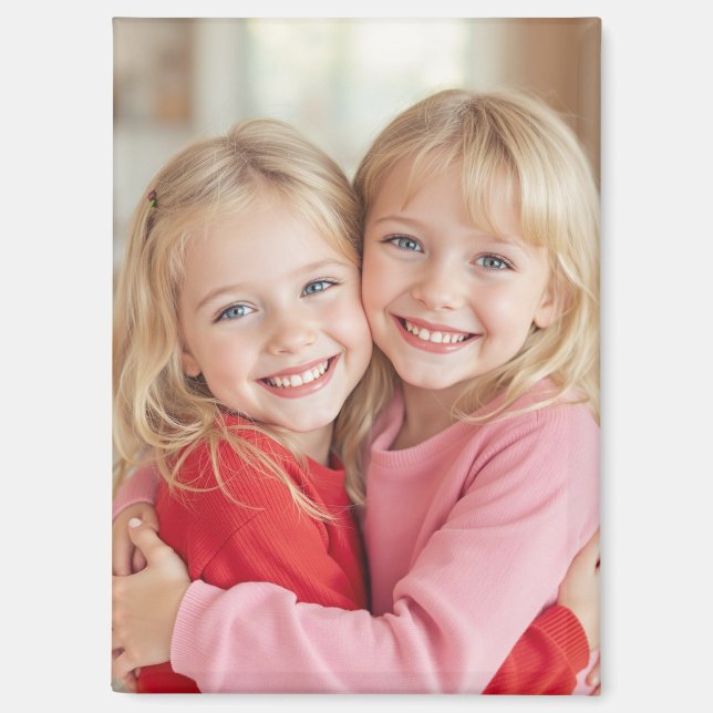 Custom Photo Personalized Rectangle Magnet (Front)