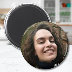 Custom Photo Personalized Refrigerator Magnet at Zazzle