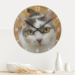 Custom Photo Personalized Round Clock<br><div class="desc">Upload a photo, and easily create your personalized photo wall clock. You can TRANSFER this DESIGN on other Zazzle products and adjust it to fit most of the Zazzle items. Standard Studio designs are made in high-resolution vector graphics for a professional print. Thank you for choosing our designs and stopping...</div>