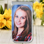 Custom Photo Personalized Silver Finish Money Clip<br><div class="desc">Upload a photo, and easily create your personalized money clip. You can TRANSFER this DESIGN on other Zazzle products and adjust it to fit most of the Zazzle items. You can also click the CUSTOMIZE FURTHER to add a text line. Standard Studio designs are made in high-resolution vector graphics for...</div>