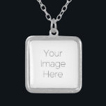 custom photo personalized simple  silver plated  necklace<br><div class="desc">Custom Photo Personalized simple silver plated necklace Upload a photo, and easily create your personalized necklace Create a timeless keepsake with this Custom Photo Silver-Plated Necklace. Simply upload your favorite photo to design a personal piece of jewelry that’s perfect for meaningful gifts or everyday wear. The minimalist silver-plated setting complements...</div>