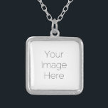 custom photo personalized simple  silver plated  necklace<br><div class="desc">Custom Photo Personalized simple silver plated necklace Upload a photo, and easily create your personalized necklace Create a timeless keepsake with this Custom Photo Silver-Plated Necklace. Simply upload your favorite photo to design a personal piece of jewelry that’s perfect for meaningful gifts or everyday wear. The minimalist silver-plated setting complements...</div>