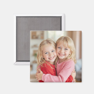 Custom Photo Personalized Square Magnet