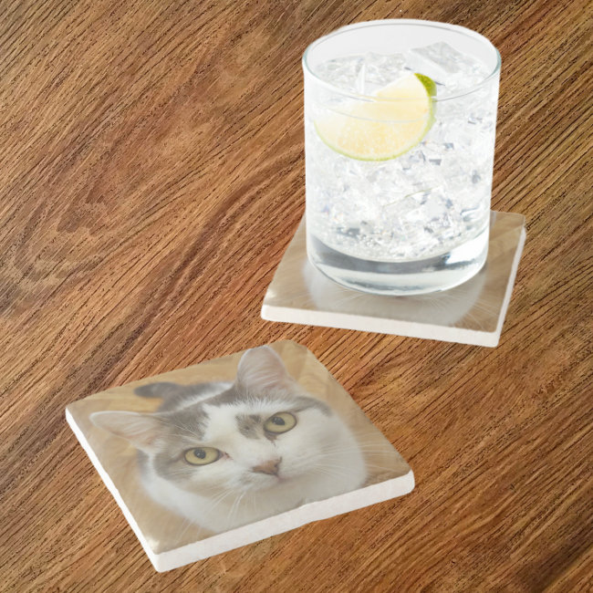 Custom Photo Personalized Stone Coaster