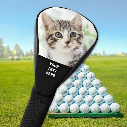 Custom Photo Personalized Text Create Your Own Golf Head Cover
