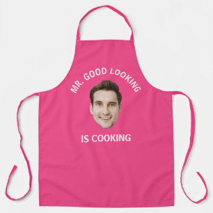 Custom Photo personalized Text Her Him Women Men Apron