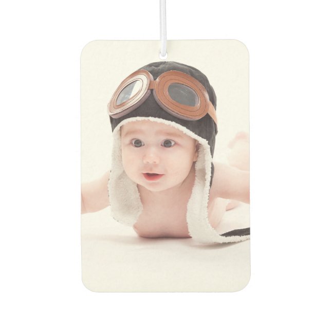 Custom Photo Personalized Unique Car Air Freshener (Front)