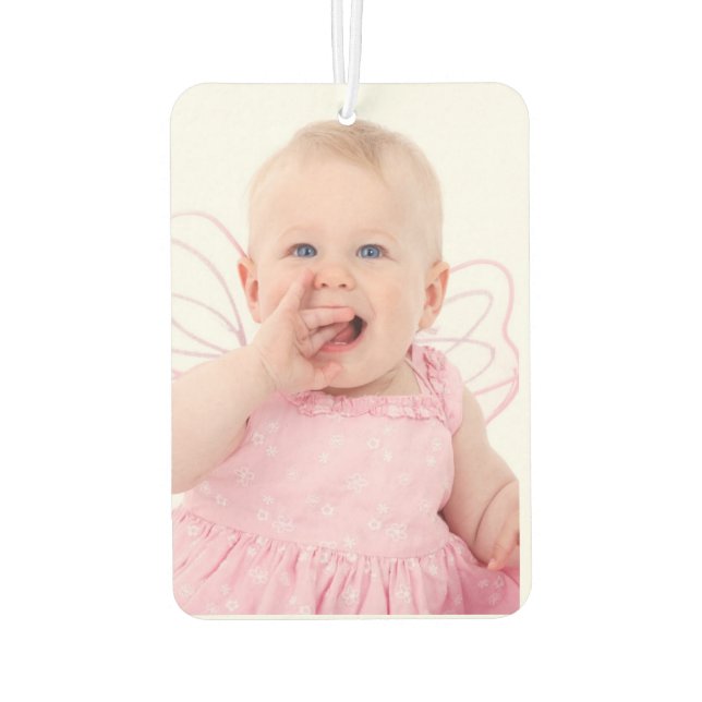 Custom Photo Personalized Unique Home & Car Air Freshener (Back)