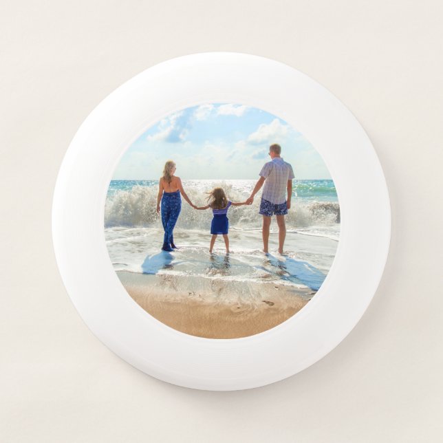 Custom Photo Personalized Unique Your Own Design Wham-O Frisbee (Front)