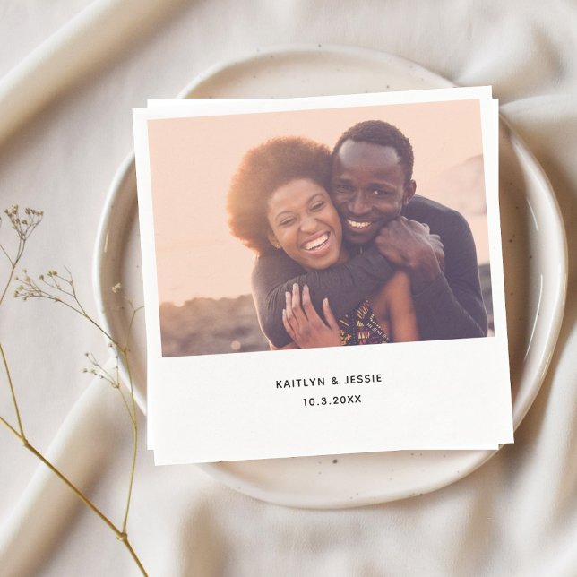 Custom Photo Personalized Wedding Napkins (Custom Photo Personalized Wedding Napkins
)