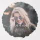 Custom Photo Personalized White Script Graduation