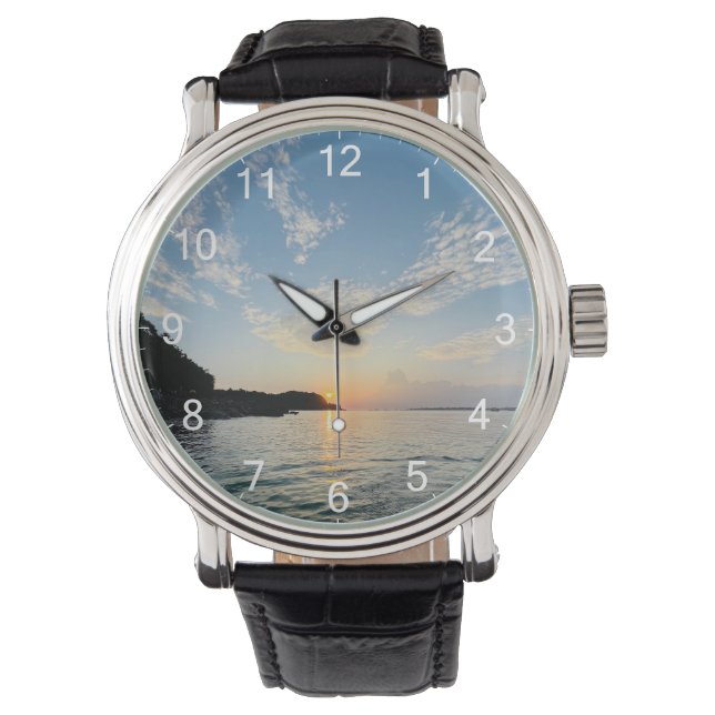 Custom Photo Personalized Wrist Watch (Front)