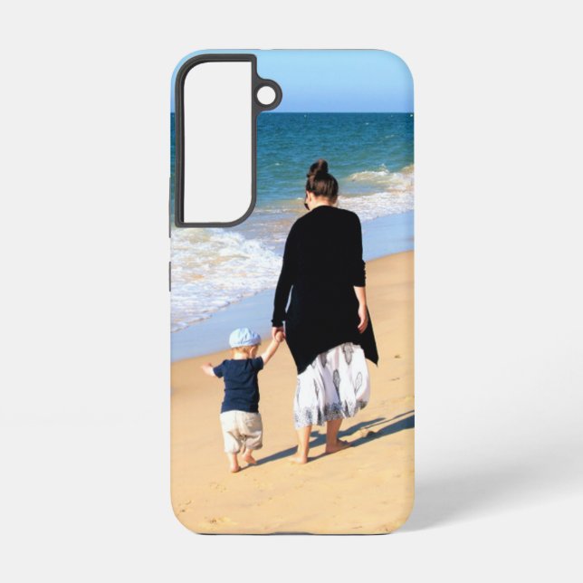 Custom Photo Personalized Your Family Photos Gift Samsung Galaxy Case (Back)