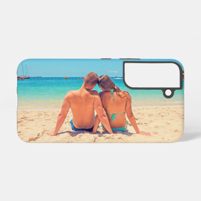 Custom Photo Personalized Your Photos Design Samsung Galaxy Case (Back Horizontal)