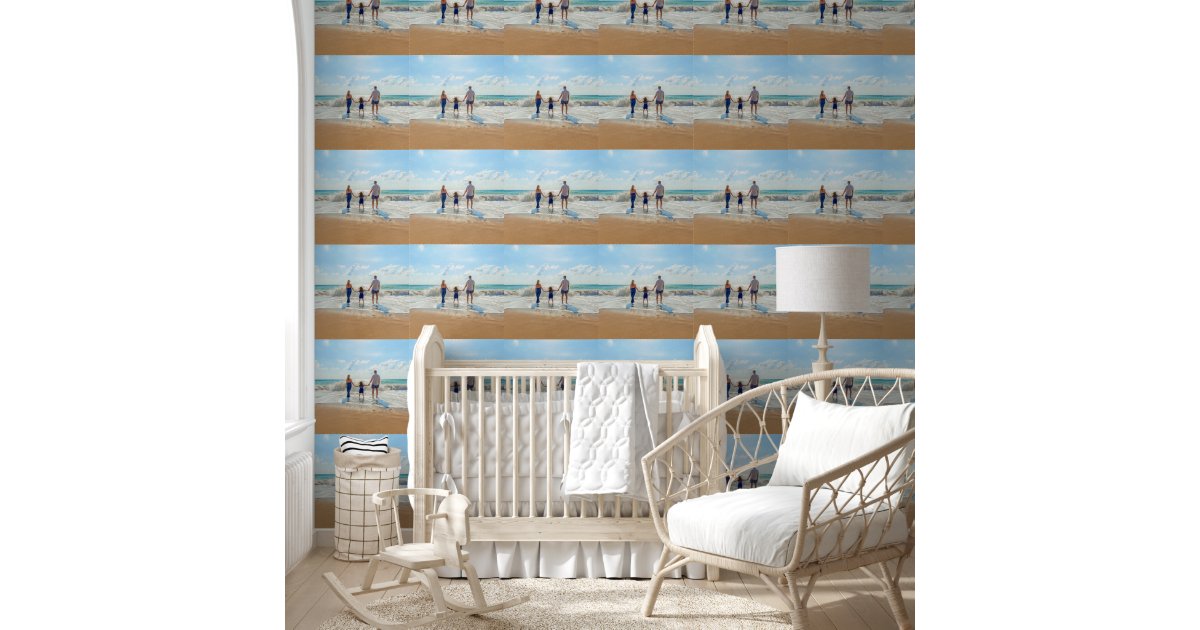 Custom Photo Personalized Your Photos Design Wallpaper | Zazzle