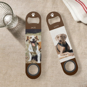 Custom Photo Pet Dog Boyfriend Gift Bar Key