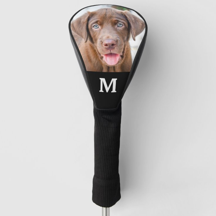 Custom Photo Pet Family Dog Personalized Monogram Golf Head Cover Zazzle