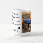 Custom Photo Pet Loss Gift Pet Memorial Coffee Mug (Center)