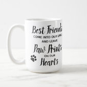 Custom Photo Pet Memorial Coffee Mug (Left)