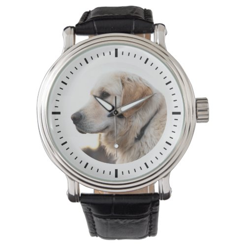 Custom Photo Pet Minimalist Modern Keepsake Watch