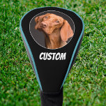 Custom Photo / Picture And Name / Text Fun Golfer Golf Head Cover at Zazzle