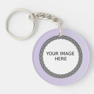 Custom Photo / Picture Here In Memory of Memorial Keychain