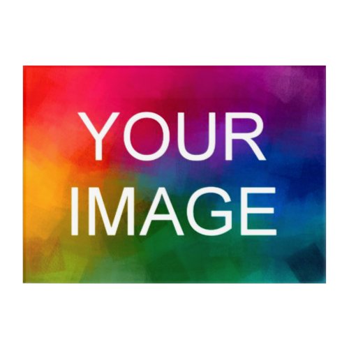 Custom Photo Picture Image Company Logo Template Acrylic Print