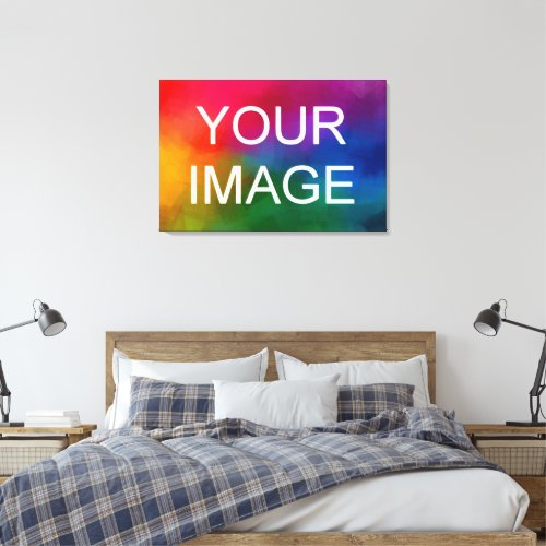 Custom Photo Picture Image Logo HQ Budget Canvas Print