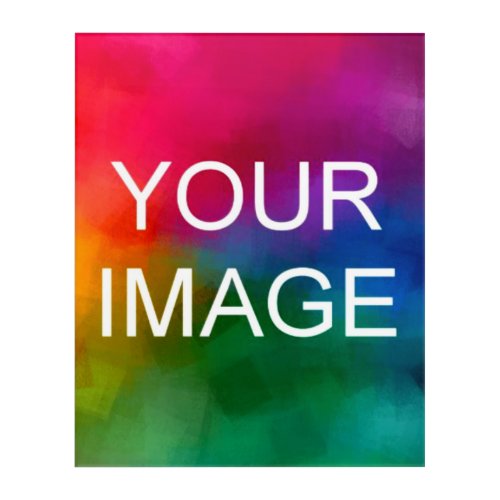 Custom Photo Picture Image Logo Template Acrylic Print