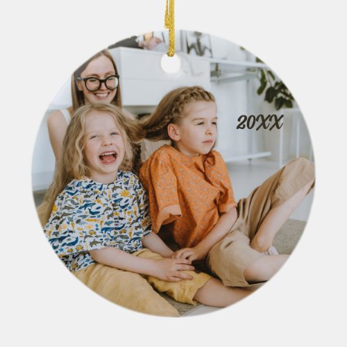 Custom Photo Picture Text Customized Xmas Ornament